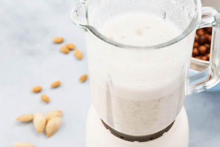 How to fix frozen almond milk - almond milk in a blender