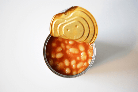 Can you freeze baked beans out of a can? Yes, but don't put the sealed can directly into the freezer.